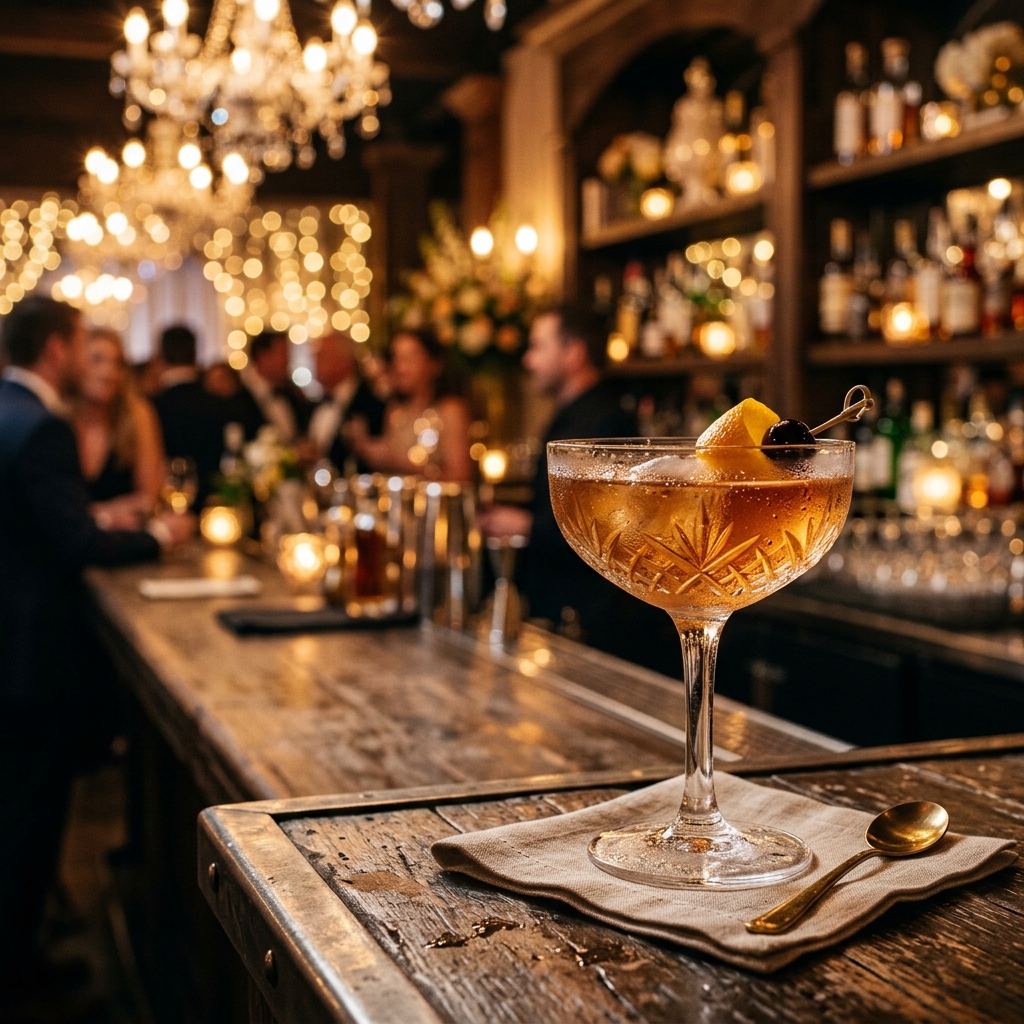 Aurum tiered mobile bar packages and event cocktail service in Vancouver